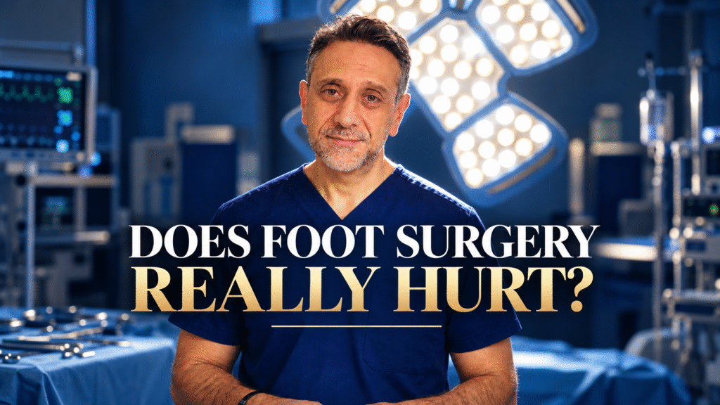 Does Foot Surgery Really Hurt? What Patients Should Know Before Considering Surgery