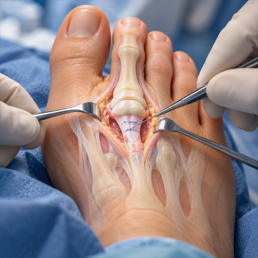 Déchirure de la plaque plantaire: pourquoi une douleur sous le 2e orteil peut devenir un problème chirurgical