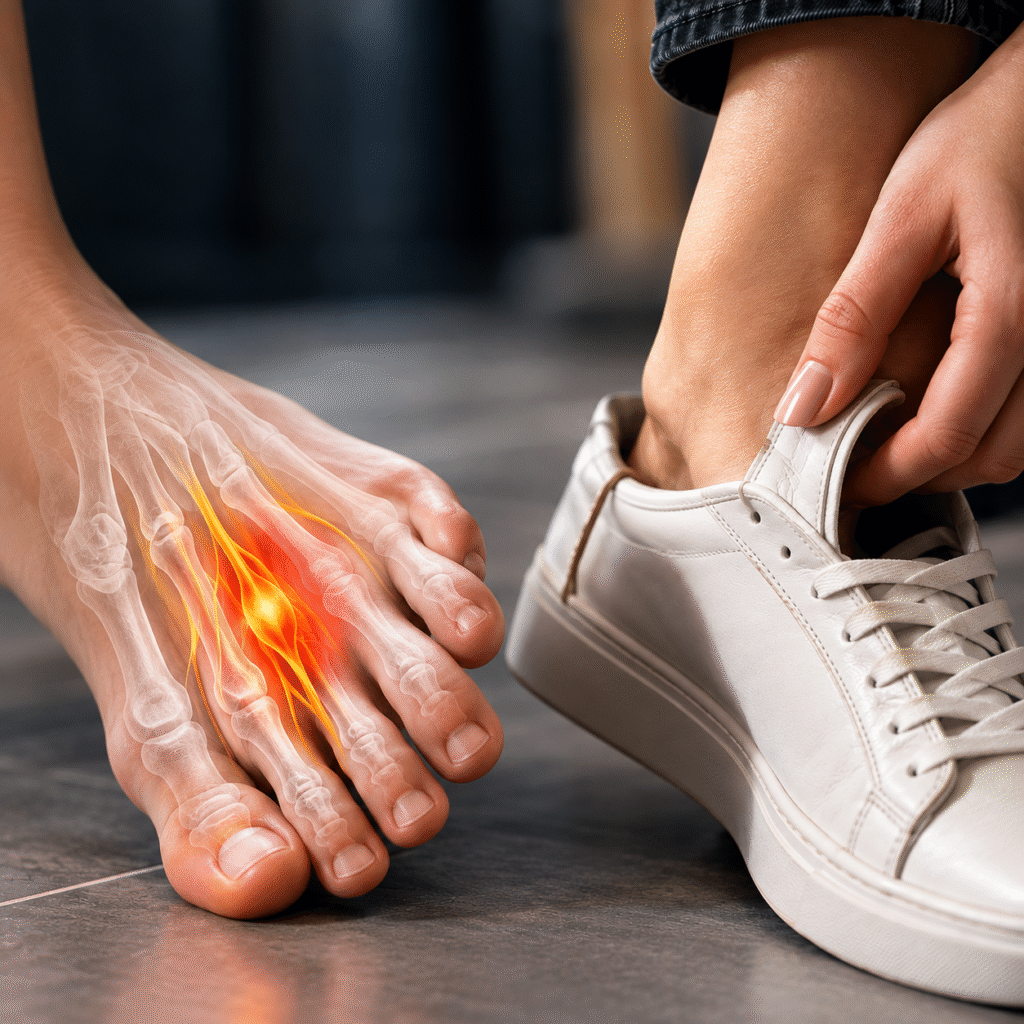 Névrome de Morton: pourquoi la douleur revient dans les chaussures fermées